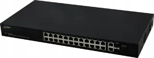 PoE+ Gigabit Switch PULSAR SF124 24 Ports + 2 Uplink/SFP (model 19546)