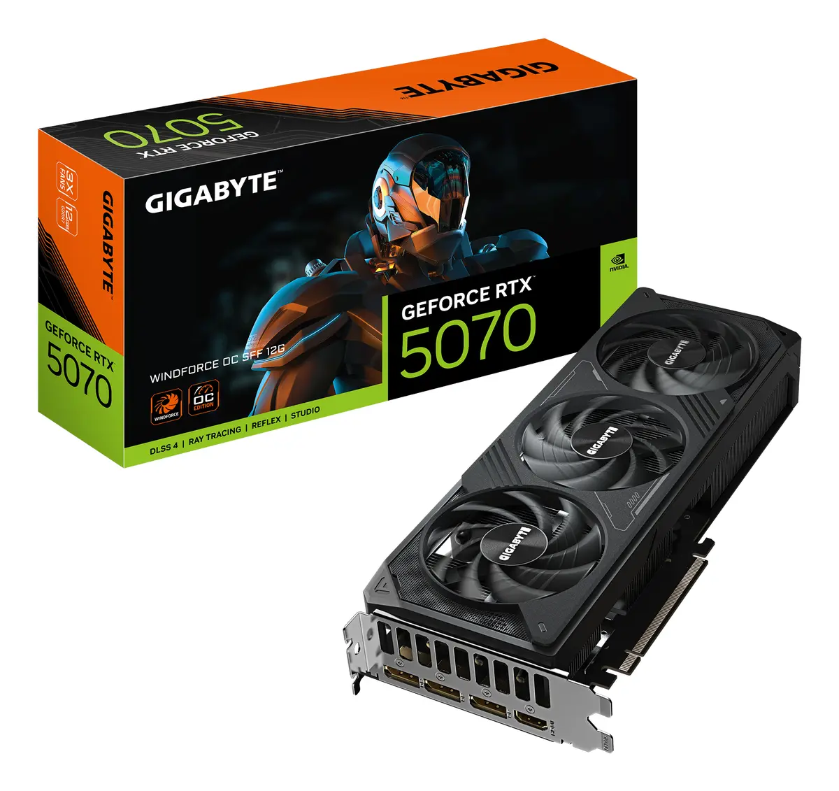 Grafiskā karte GIGABYTE GeForce RTX 5070
