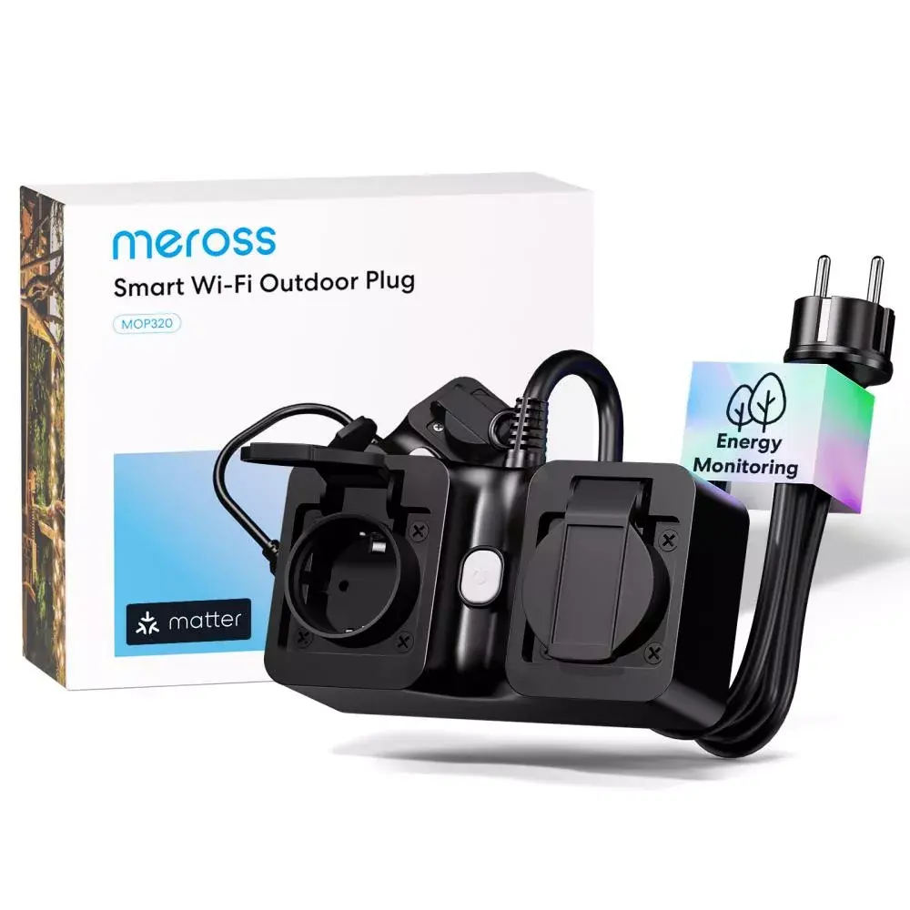 Viedā Wi‑Fi Kontaktligzda Meross MOP320MA‑EU —