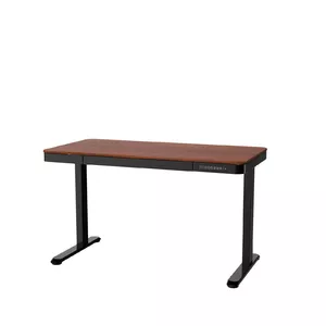 Desk ActiveJet ET119W-C electric height-adjustable desk 140x70 cm black/walnut with USB-A and USB-C ports