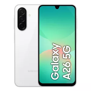 Смартфон Samsung Galaxy A26 — 6,7" Super AMOLED, 256 ГБ, 8 ГБ ОЗУ, 5G, IP67, 5000 мАч (белый)