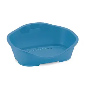 Кровать спальная Sleeper 6 от stefanplast, размеры 118×80×39,5 см, синяя