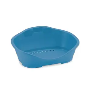Детская спальная кроватка Stefanplast Sleeper 4 — размеры 88×62×35,5 см, синий