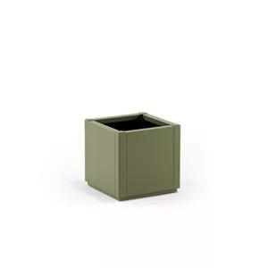 Planter box stefanplast Ethica 36×36×35 cm green — durable plastic flower box