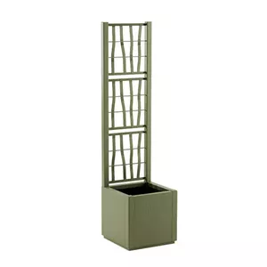 Flower box stefanplast Ethica 36×36×140 cm green