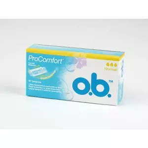 Тампоны O.B. ProComfort Normal, 16 шт — безаппликаторные тампоны для обычной менструации