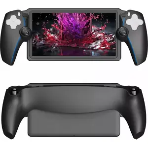 Silikona aizsargvāks JYS priekš Sony PlayStation Portal (PS Portal) — melns