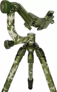 Tripod Sirui CT-3204 with CH20 Gimbal Head — Carbon Fiber Camera Support, Camouflage