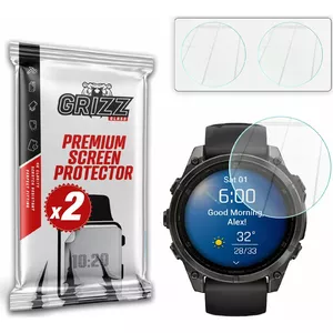 Защитное стекло GrizzGlass HybridGlass для Garmin Fenix 8 47mm (гибридное стекло)