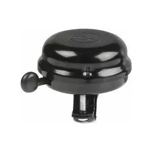 Bicycle bell DUNLOP model 216345-uniw, black, compact handlebar mount