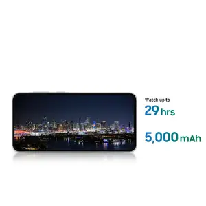 Long battery life for all-day watching