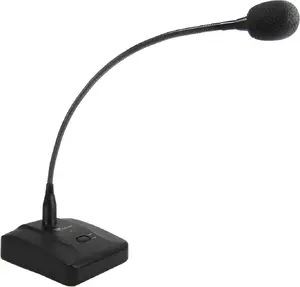 Mikrofons AZUSA MH-35A ar lokanu kaklu 42 cm melns (MIK2042)