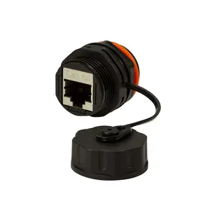 Cable Gender Changer LOGON NETWORKING TWPGLAND83 RJ-45 Black