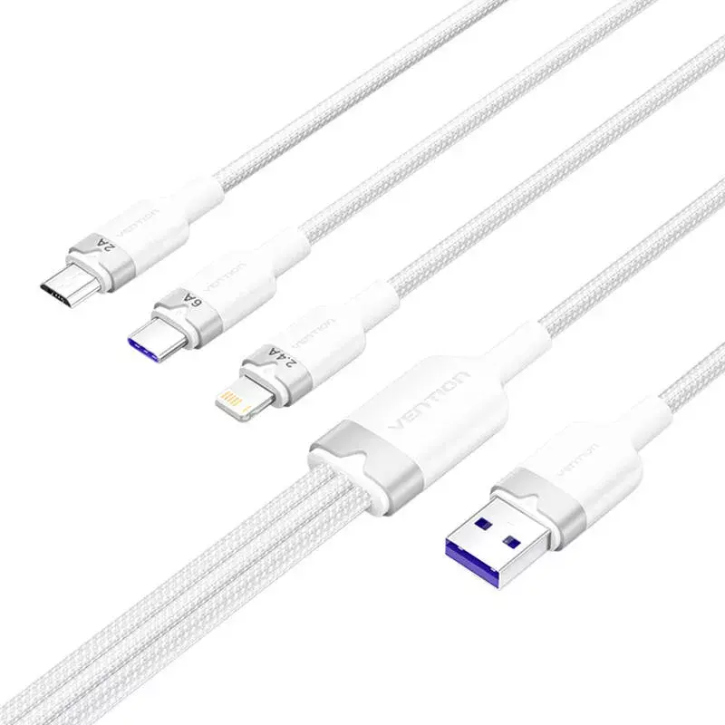 Vention USB 2.0 A to 3-in-1 cable CTRWG Photo 2