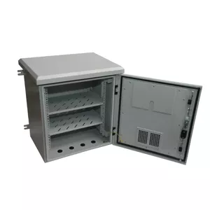 Outdoor IP56 Cabinet ProBase W15-IP56-GR-FF 600×600×870 mm, load capacity 400 kg