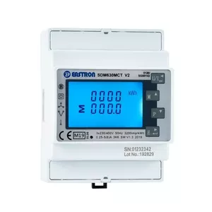 Trīsfāzu enerģijas skaitītājs Solplanet SDM630-MCT pusnetiešais mērījums, 2 gadu garantija