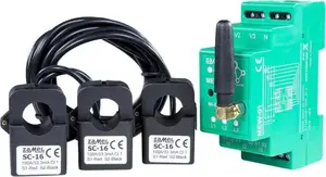 Electrical Energy Monitor ZAMEL MEW-01 with Wi‑Fi, three-phase + neutral (3F+N)