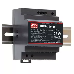 Pulsar HDR-100-24 DIN sliedes barošanas bloks 92W 24V 3.83A