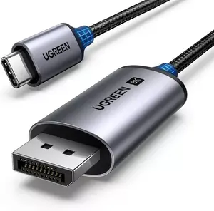 UGREEN USB-C to DisplayPort cable CM556, 1 m, 8K@60Hz, male-to-male, black
