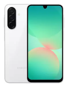 Smartphone Samsung Galaxy A26 5G — 6.7" Super AMOLED, 128 GB, 6 GB RAM, 50 MP triple camera, IP67, 5000 mAh (White)