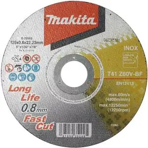 Отрезной диск Makita E-22953-12 125 x 22,23 мм Z60V, упаковка 12 шт.