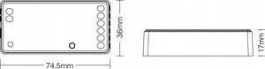 LED controller MiBoxer FUT037Z+ 3in1 RGBW Zigbee 3.0