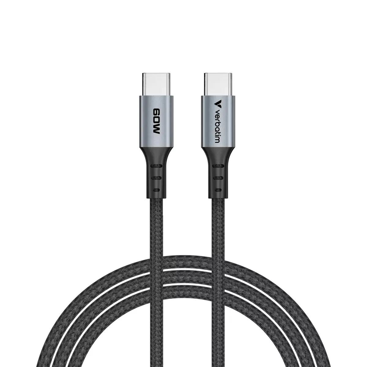 Кабель Verbatim Sync & Charge 60W USB-C к USB-C Photo 3