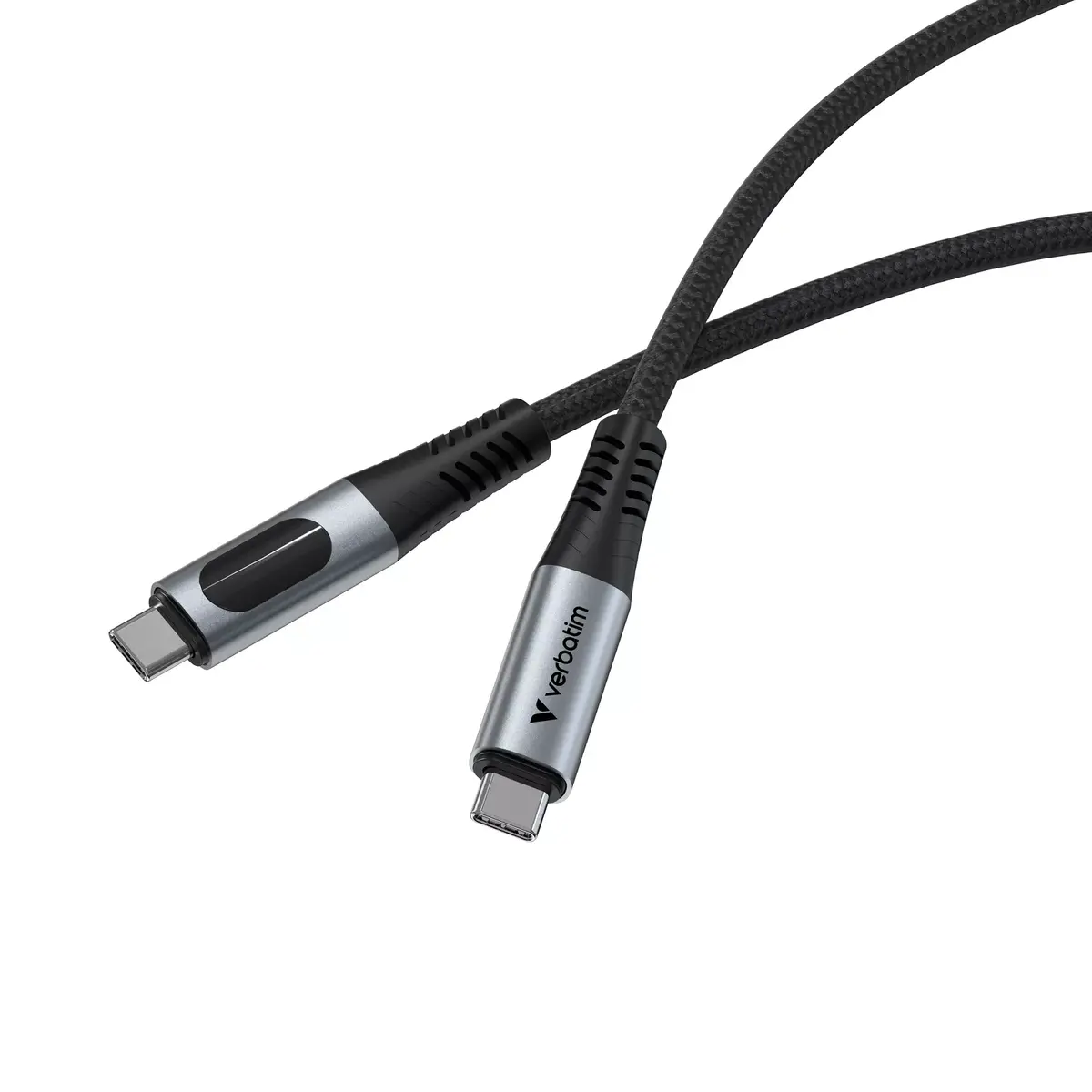 USB C Кабель Verbatim Sync & Charge 100W Display Photo 2