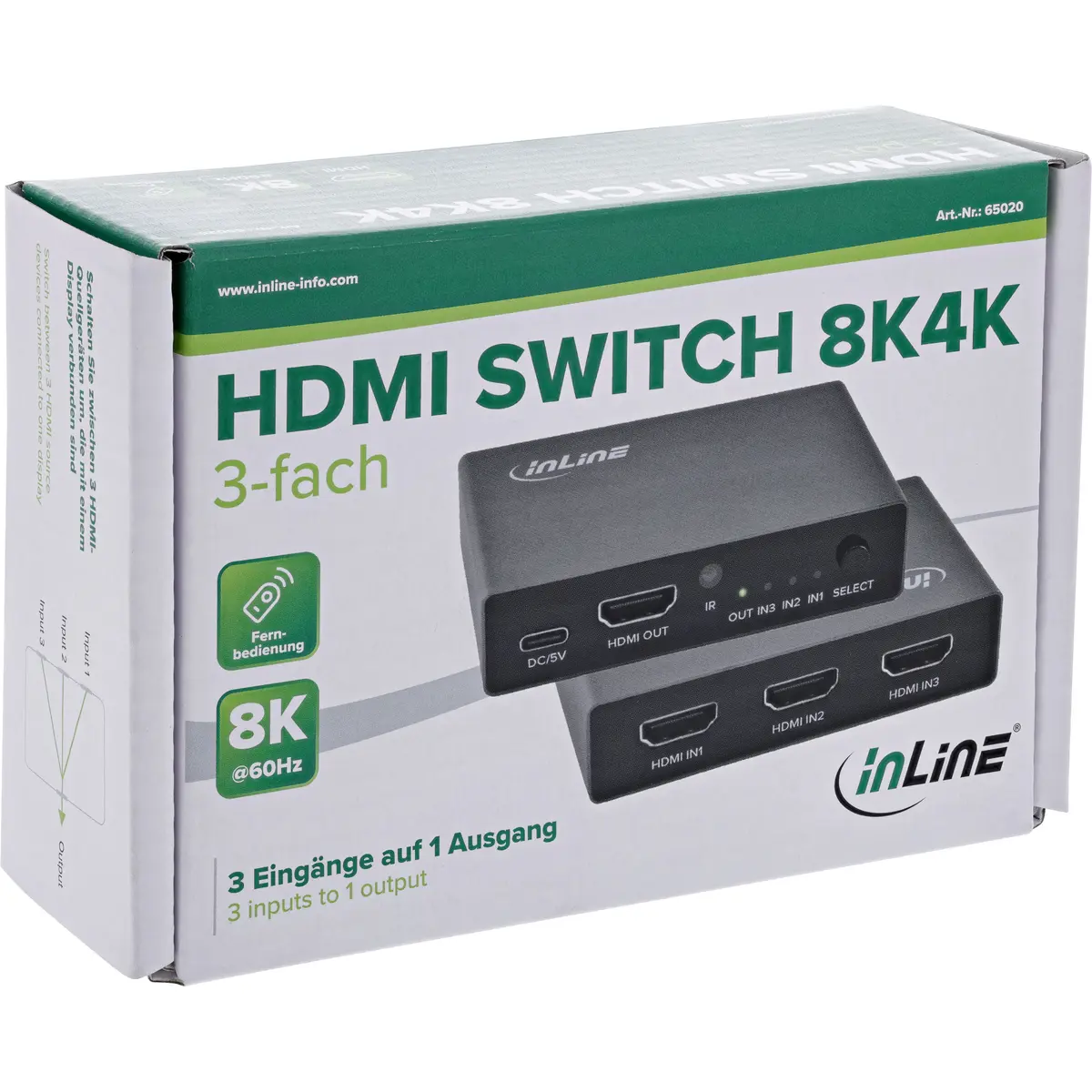 InLine 65020 HDMI Video Switch Photo 5