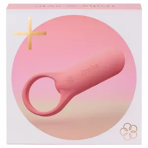 Mini silikona vibrators iroha SVR+ koraļļu rozā — 8 režīmi, uzlādējams, 3.8×9.7×1.7 cm, 34 g