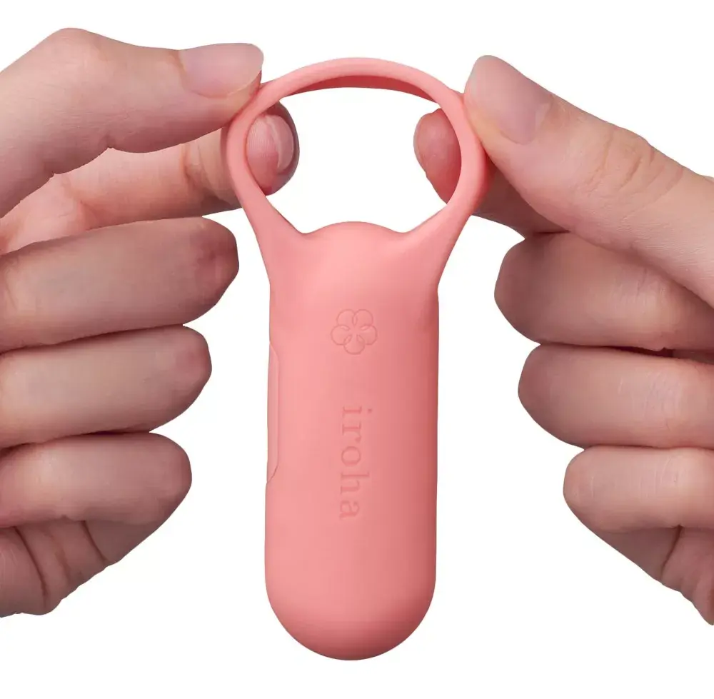 iroha SVR+ mini silikona vibrators — koraļļu rozā Photo 5