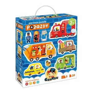 Jigsaw puzzle CzuCzu First puzzle Vehicles 12 pieces – children's educational puzzle set