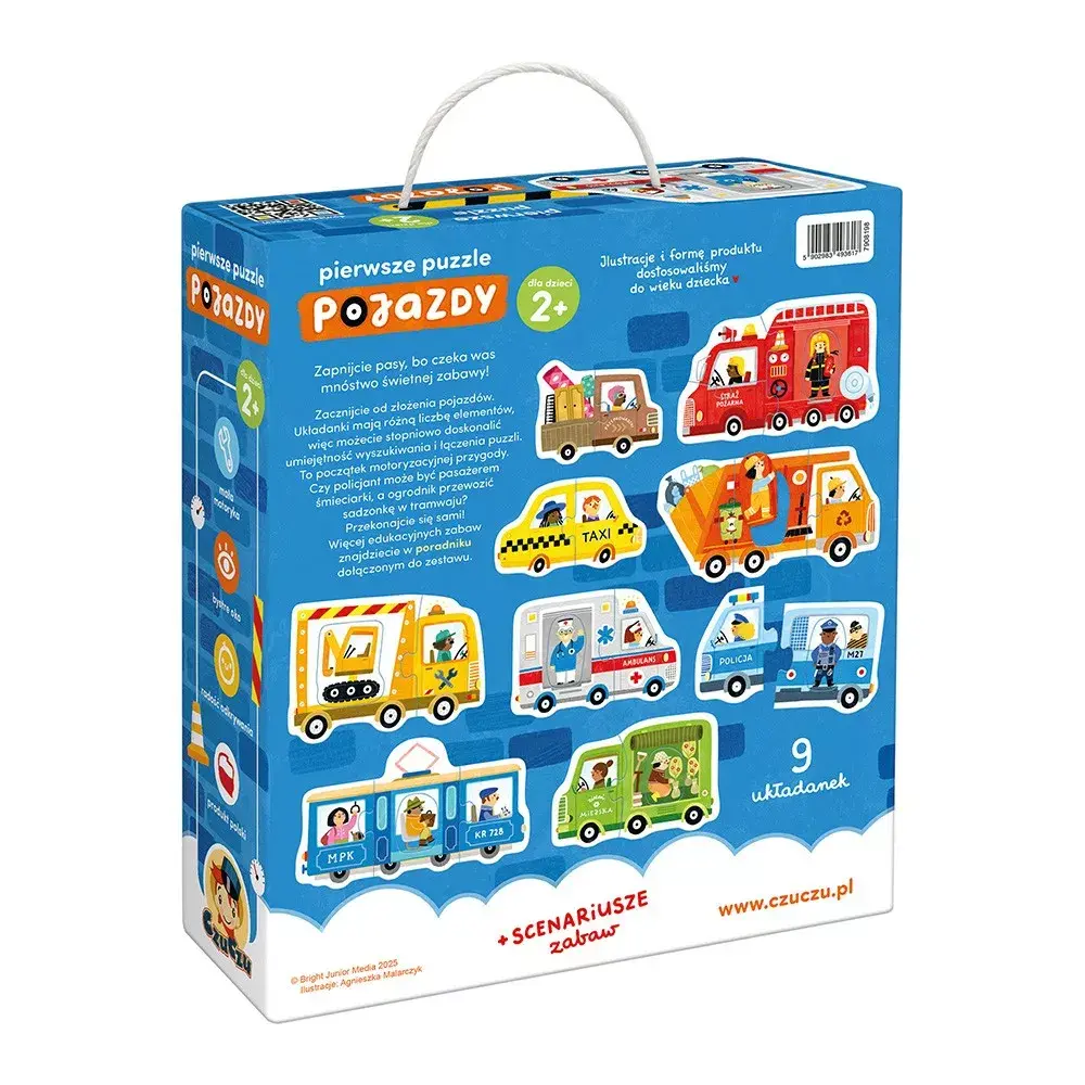 CzuCzu First puzzle Vehicles — 12-piece children's puzzle Photo 8