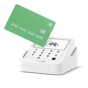SumUp Solo Lite Smart Card Reader POS Terminal White Contactless and Mobile Wallet Payment Support with Battery and Charging Station