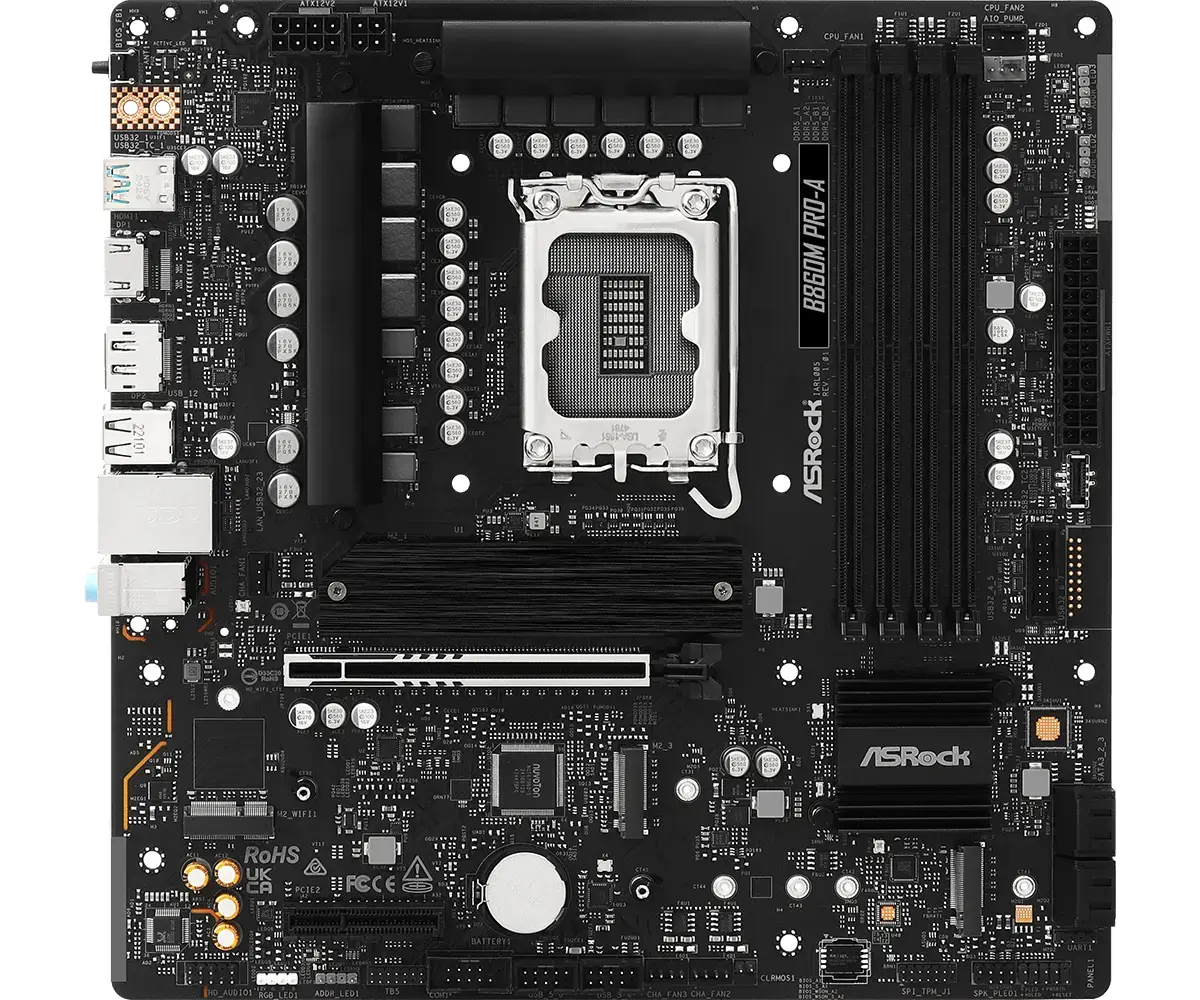 Материнская плата ASRock B860M Pro-A micro ATX Photo 2