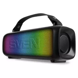 Portatīvā skaļruņa SVEN PS-235 12 W, melna, kompakta bezvadu audioierīce