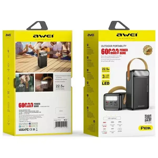 Портативный аккумулятор AWEI P101K Photo 2