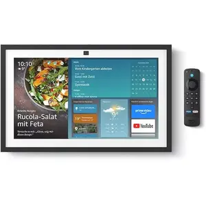 Smart display Amazon Echo Show 15 — 15.6" (39.6 cm) FHD, 13 MP camera, Alexa, Wi‑Fi 6, Bluetooth, wired power, black