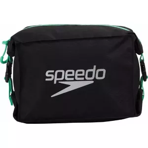 Swimming toiletry bag Speedo POOL SIDE BAG AU — compact swim accessory, black/green glow