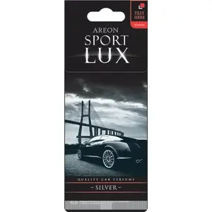 Освежитель воздуха Areon SPORT LUX — серебристый, подвесной автомобильный