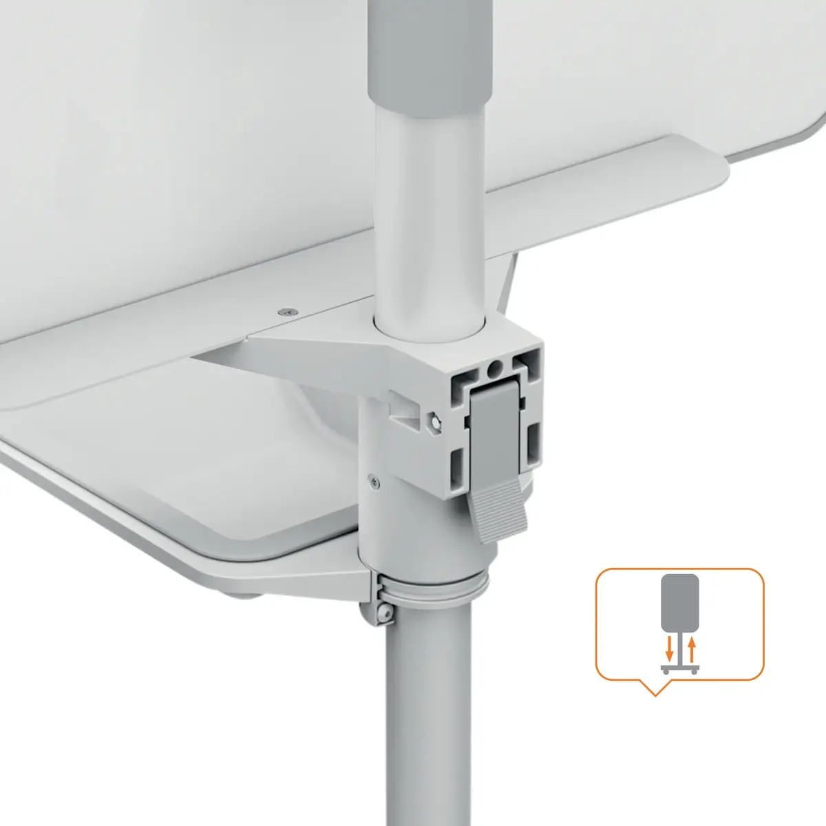 Nobo Move & Meet Mobile Magnetic Flipchart Easel Photo 13