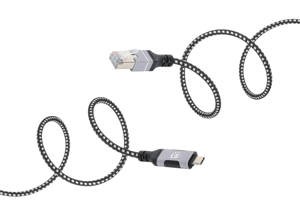 USB-C to Gigabit Ethernet Cable Manhattan 2m Photo 8