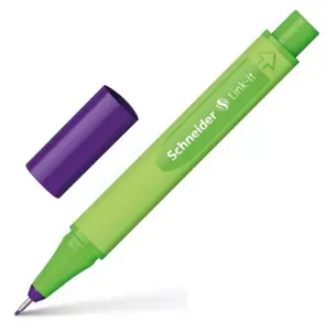 Финелайнеры Schneider Electric Link-It с фиолетовыми чернилами, пластик, набор 10 шт.