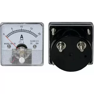 Analog Ammeter BLOW 2153# — panel mount, square dial