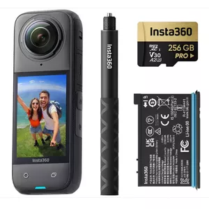 Insta360 X4 Adventure Bundle aktīvo sporta veidu kamera 72 MP 8K Ultra HD CMOS 25,4 / 2 mm (1 / 2") Wi-Fi 602 g