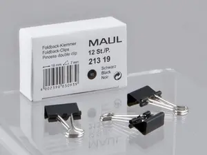 MAUL 2131990 papīra saspraude Metāls, Tērauda atspere 12 pcs