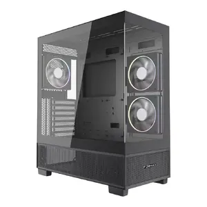 Computer Case GEMBIRD Fornax X550, ATX, Black
