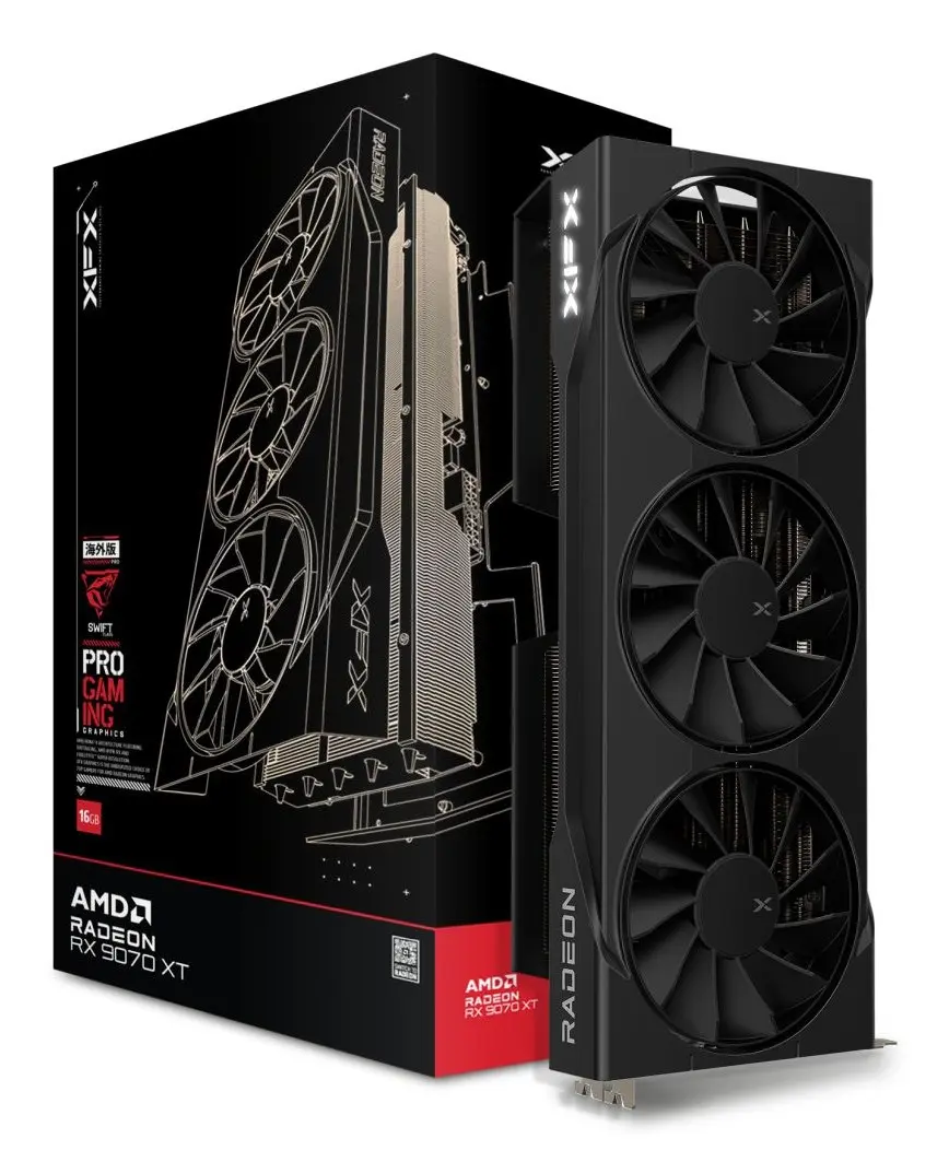 XFX Swift Radeon RX 9070 XT graphics card 16 GB Photo 9