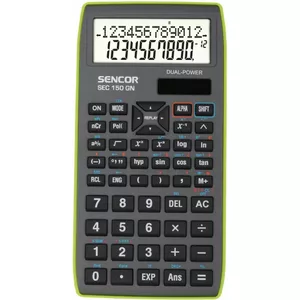 Calculator SENCOR SEC 150 GN solar-powered compact design