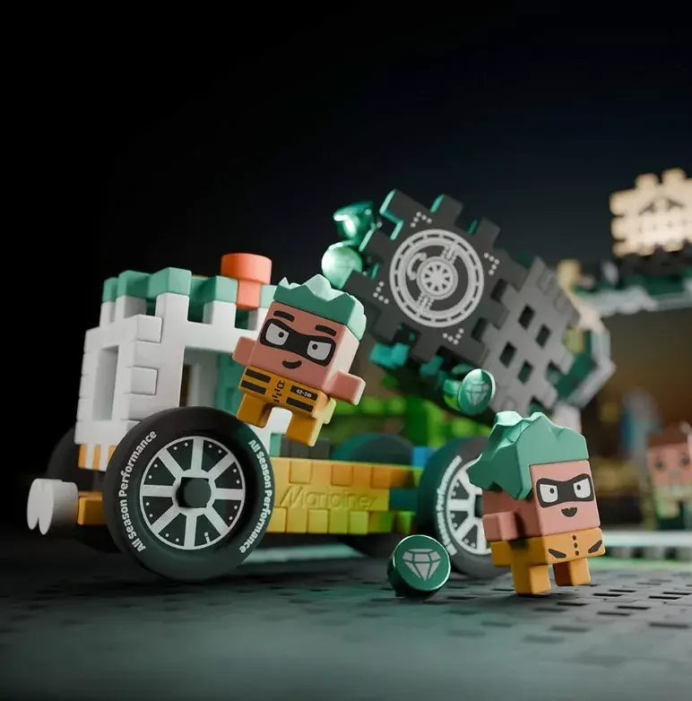 Конструктор Marioinex Mini Waffle Blocks — 148 деталей Photo 5